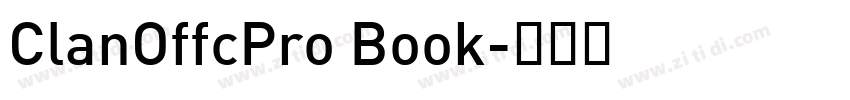 ClanOffcPro Book字体转换